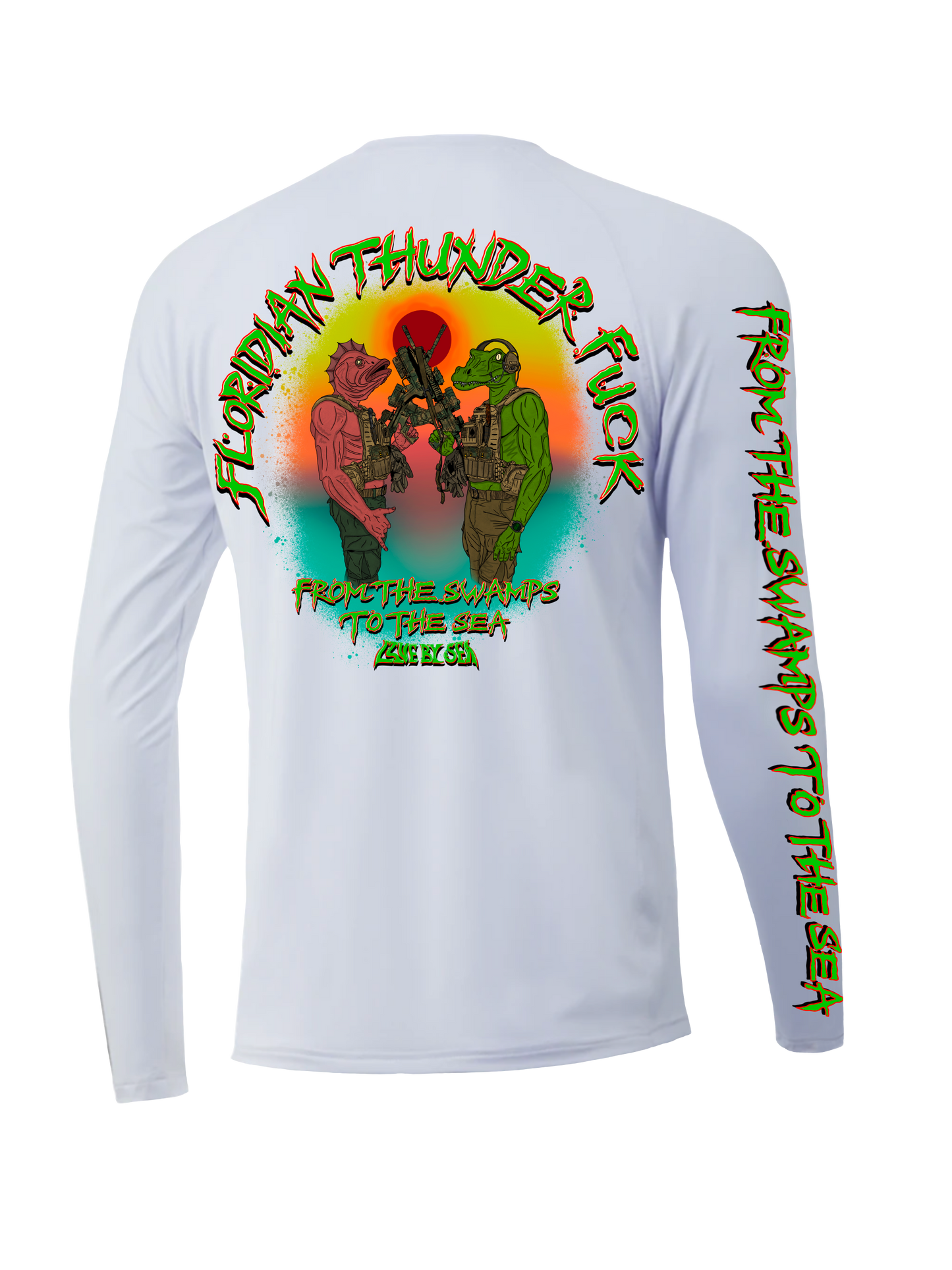 Long Sleeve UPF Shirt - Floridian Thunder Fuck