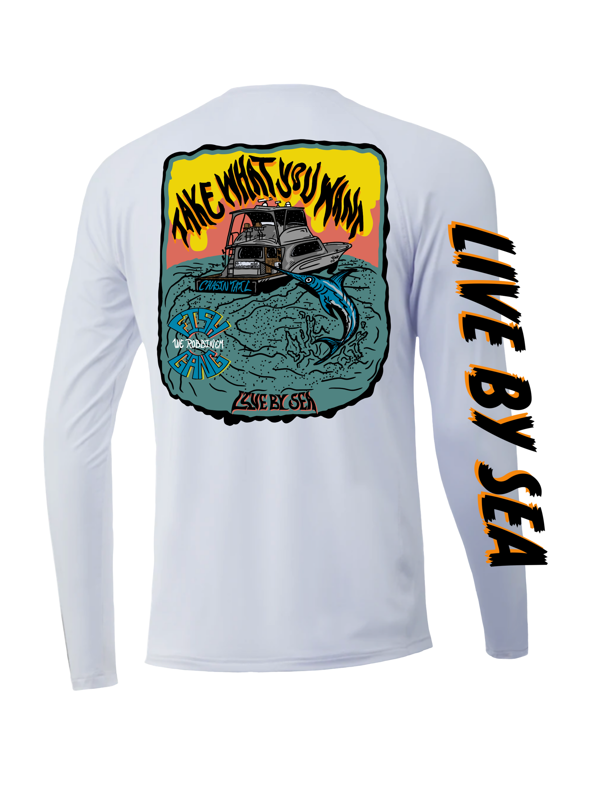 Long Sleeve UPF shirt - Vikings Sunset – Live By Sea
